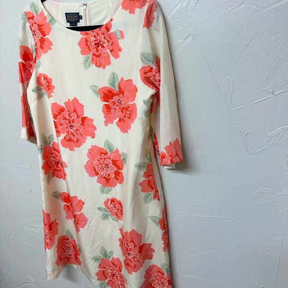 Pendleton Silk Flower Printed Dress Size 10 - Picture 7 of 9